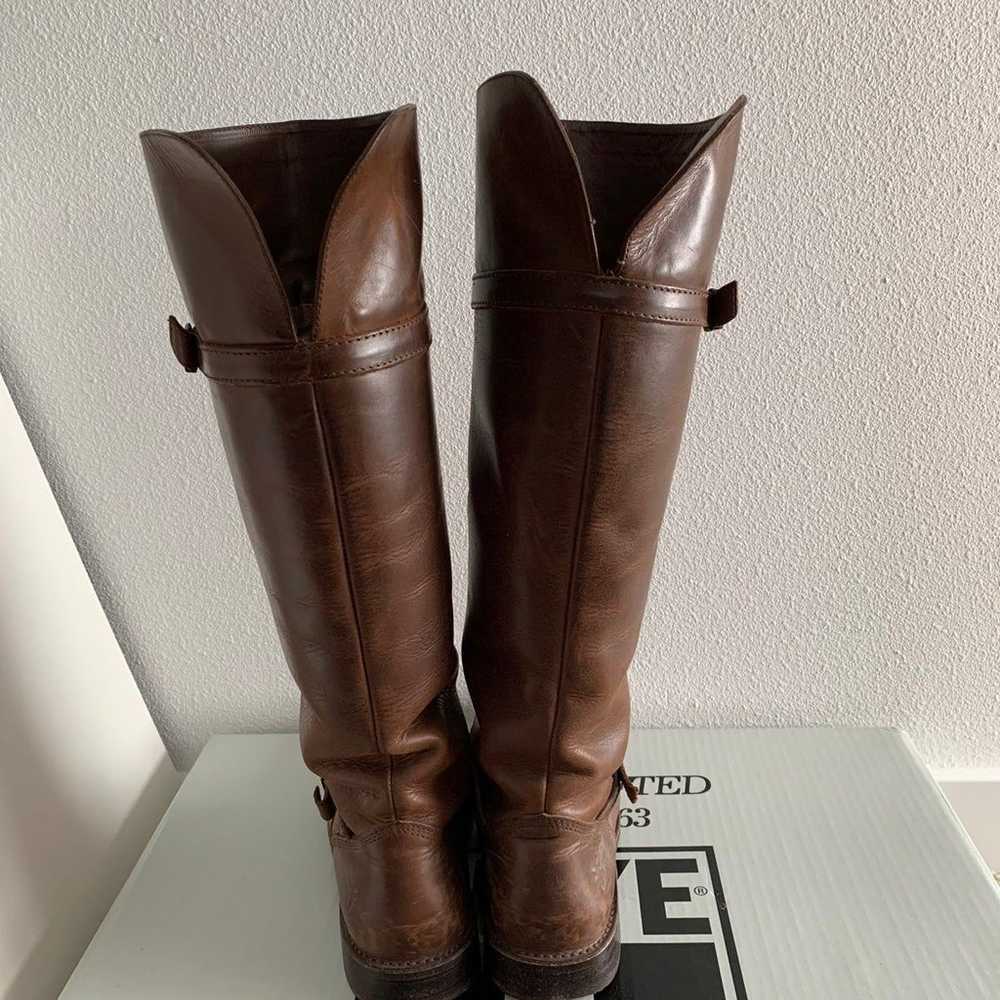 Frye Shirley Riding Boots 7 Dark brown - image 6