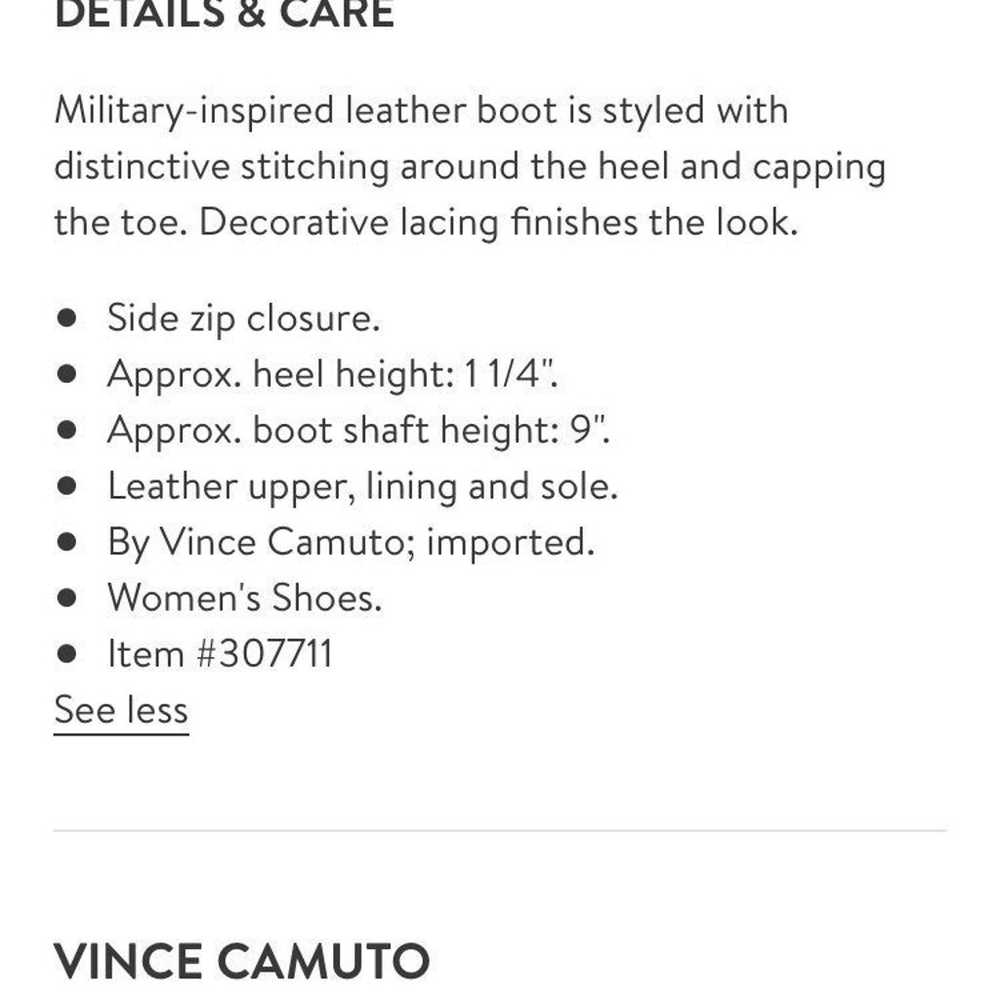 Vince Camuto Leather Boots - image 8