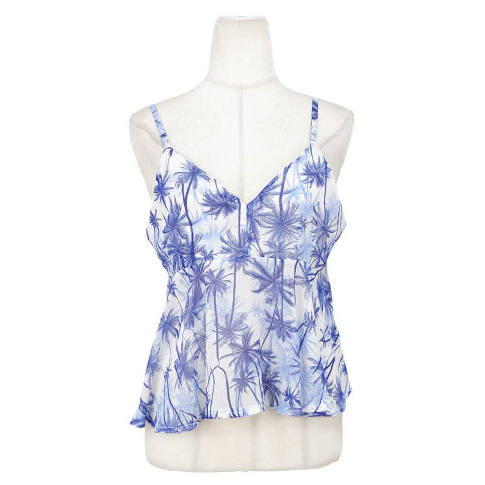 Ladies Palm Printed Strappy Top - image 1