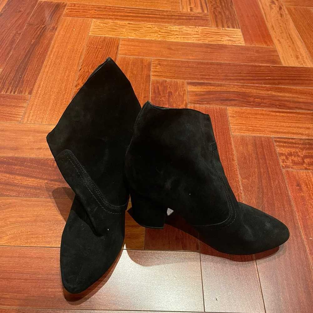 Womens Boots - Black Suede Bootie Bundle — Size 8… - image 3