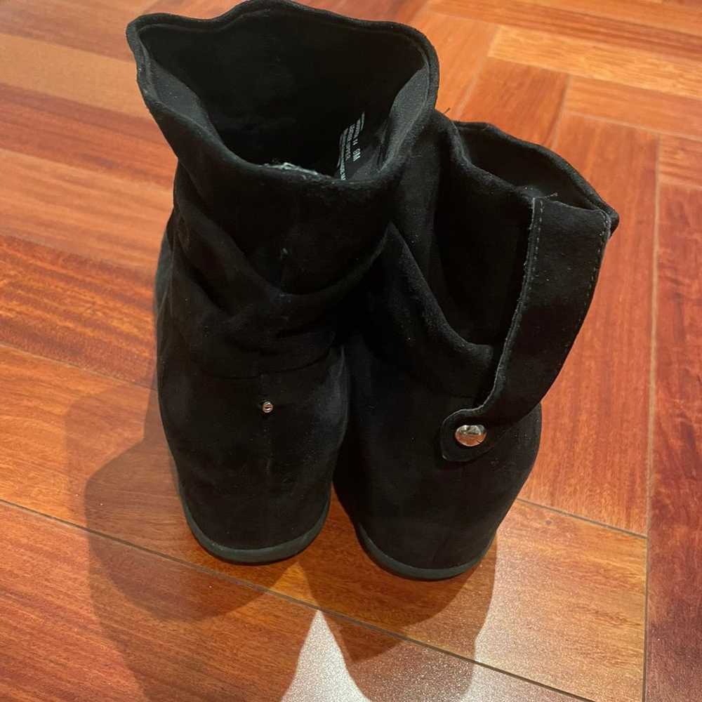 Womens Boots - Black Suede Bootie Bundle — Size 8… - image 6