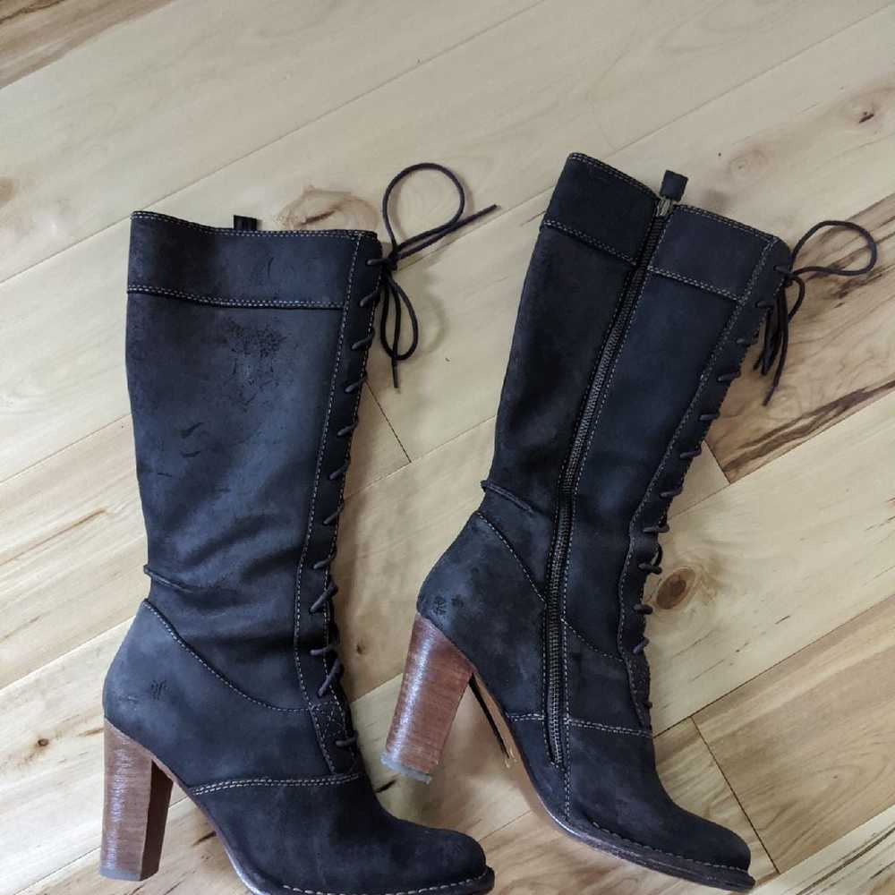 frye villager lace boots
