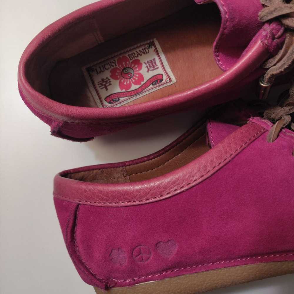 Lucky Brand RARE Vintage Charlie Suede Chukka Boo… - image 9