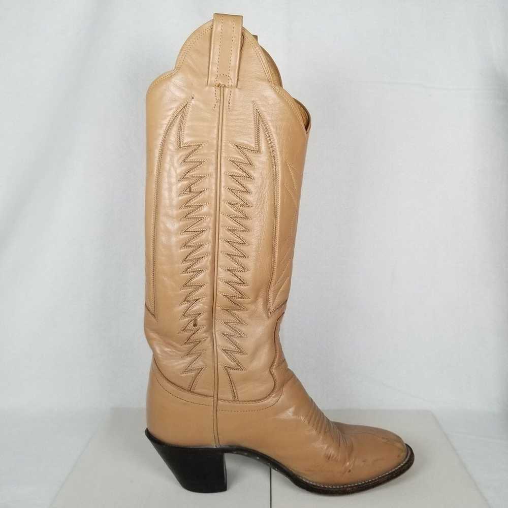 Vintage Sanders Womens Tall Size 5C Tan Leather C… - image 6