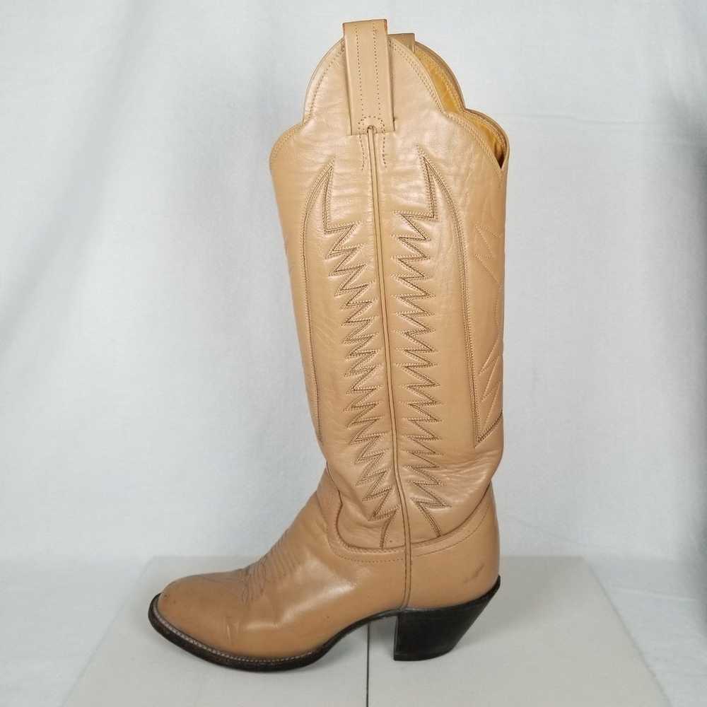 Vintage Sanders Womens Tall Size 5C Tan Leather C… - image 7