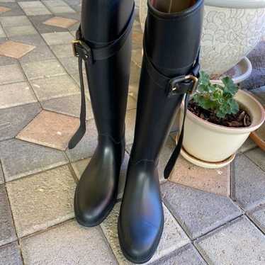 Vintage Burberry Riding Rain Boots 36 - image 1