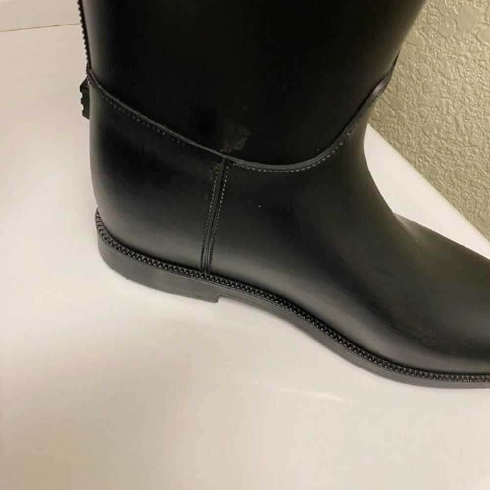 Vintage Burberry Riding Rain Boots 36 - image 7