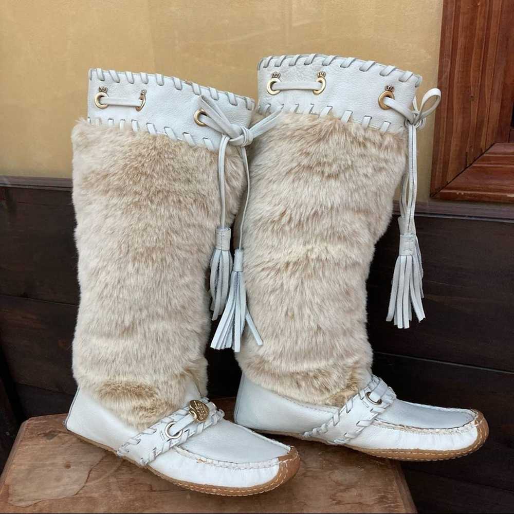 Incredible vintage Juicy Couture moccasin boots f… - image 2