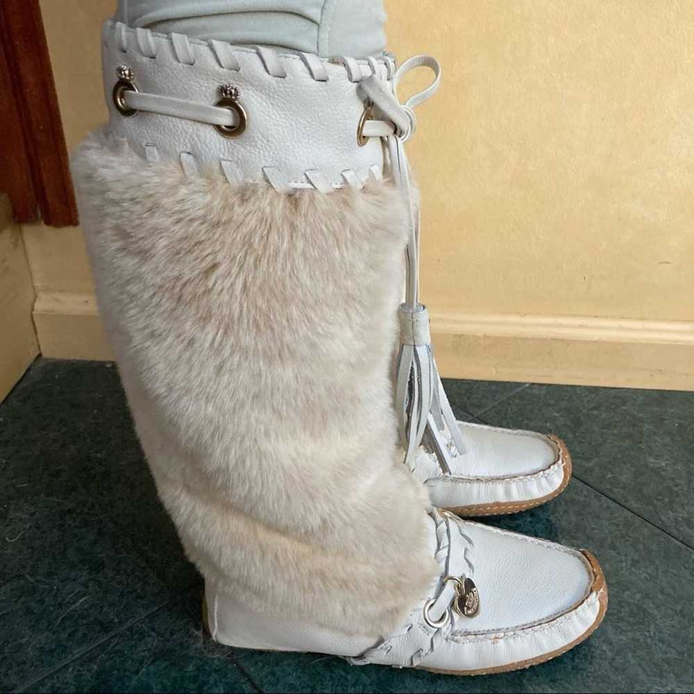 Incredible vintage Juicy Couture moccasin boots f… - image 8