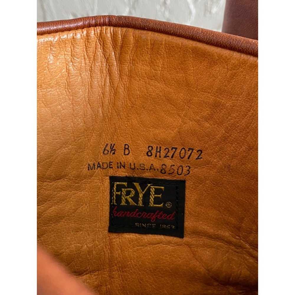 FRYE Authentic Vintage Black Label Tall Knee High… - image 11