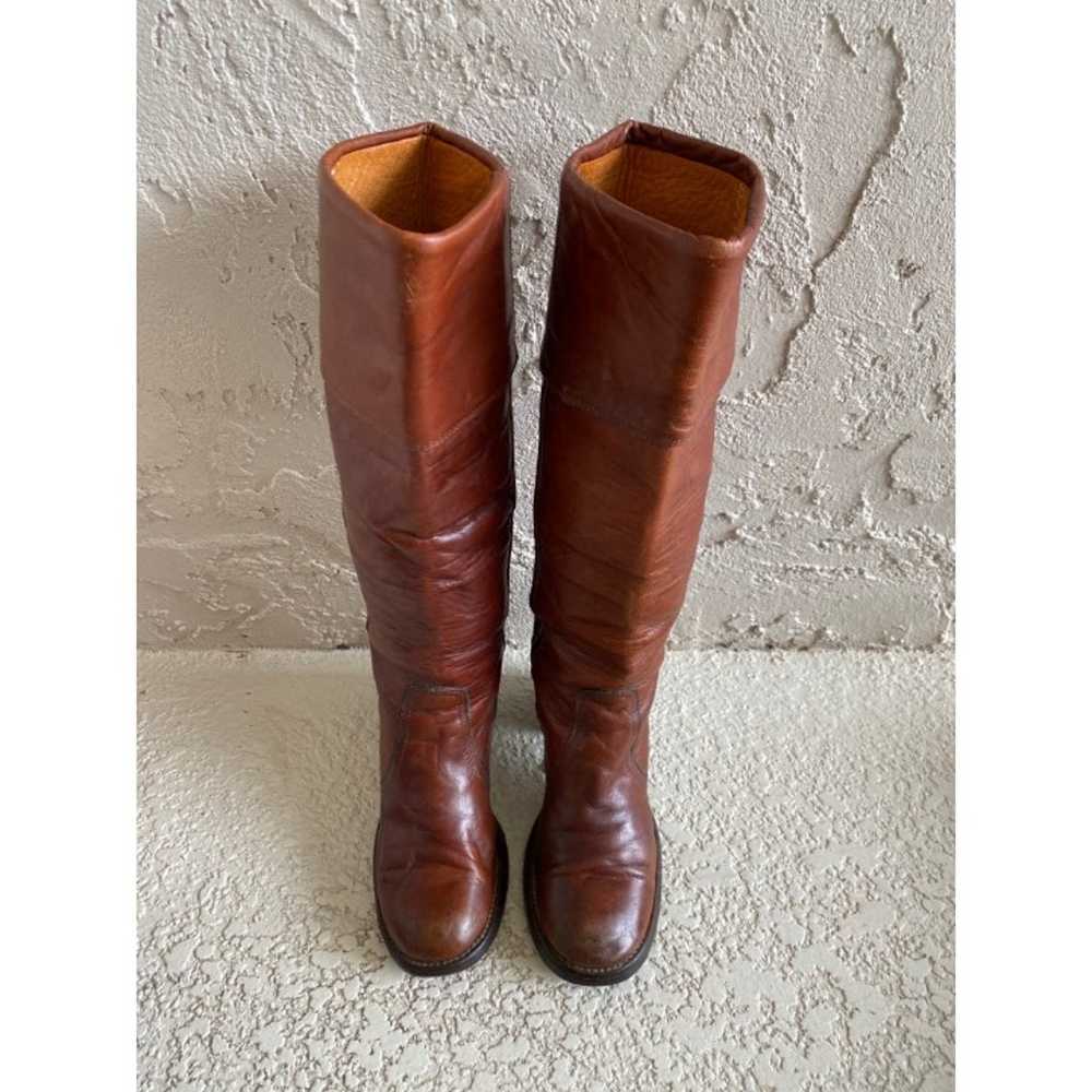 FRYE Authentic Vintage Black Label Tall Knee High… - image 9