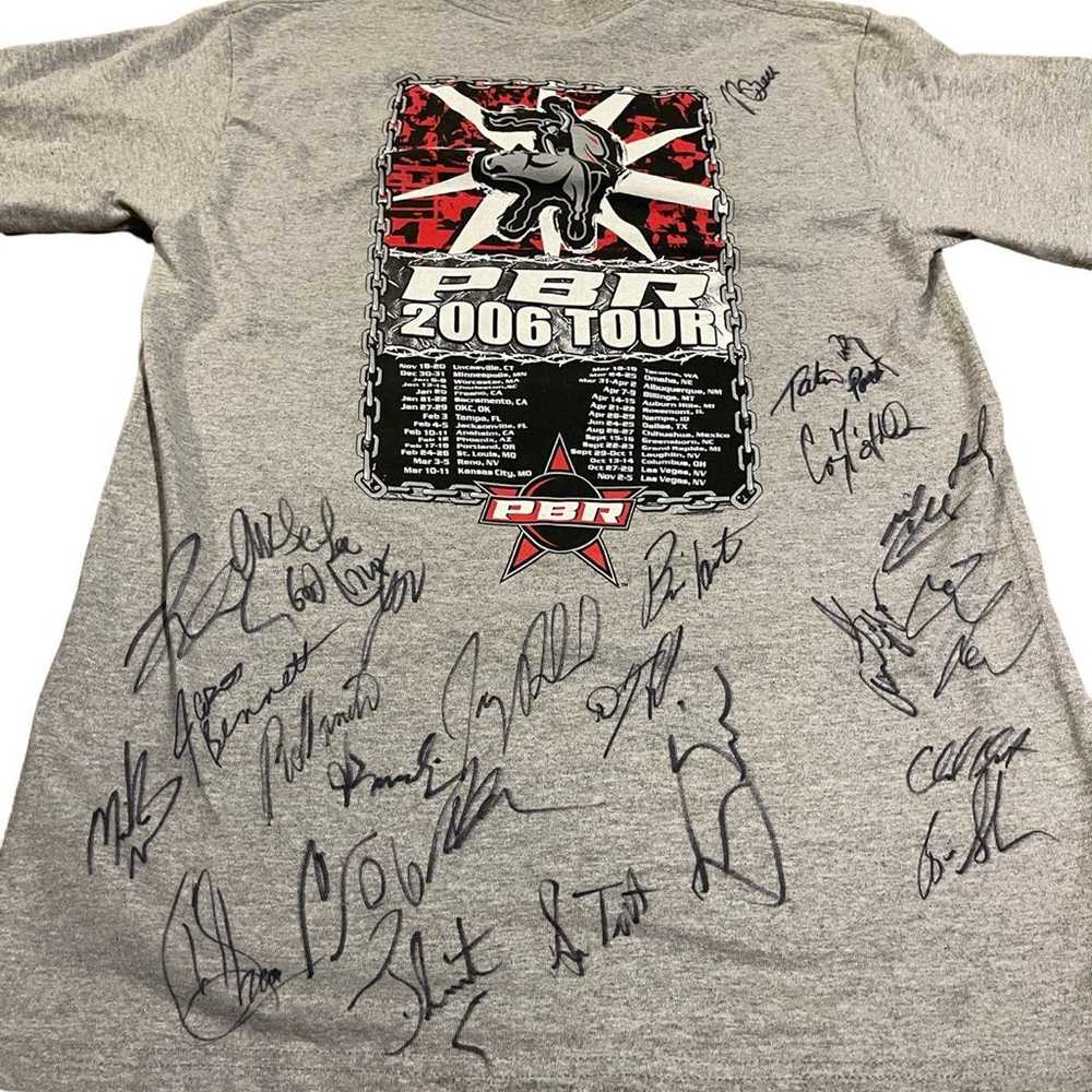 2006 PBR tour signed shirt - image 2