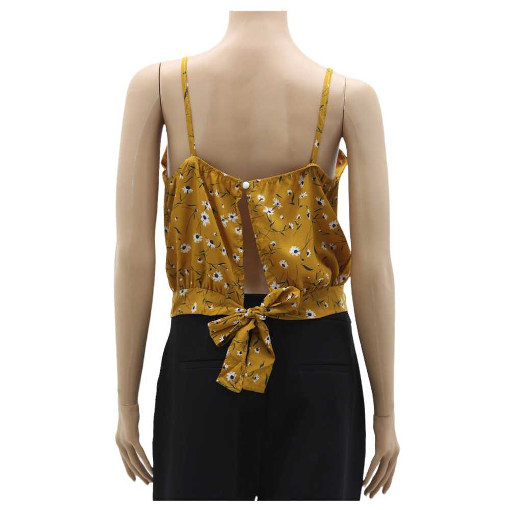 Ladies Strappy Floral Crop Top - image 2