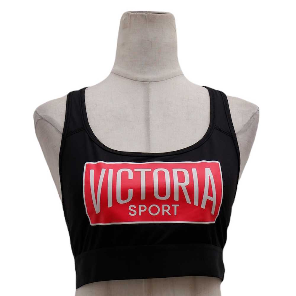 Ladies Victoria's Secret Black Racerback Sports B… - image 1