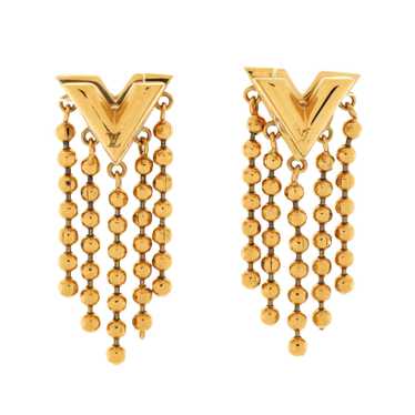 Louis Vuitton Essential V Boucle Fringe Earrings
