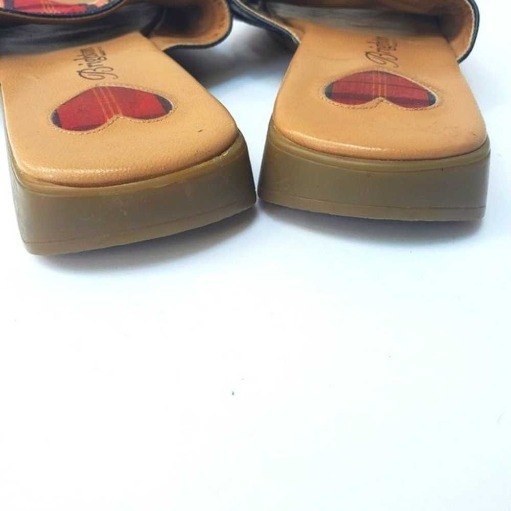 Brighton Italian Leather Flat Slide Sandal "Beliz… - image 3