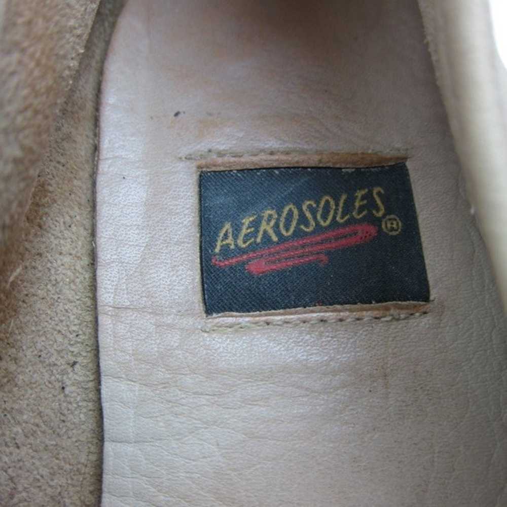 Vintage Aerosoles Cut out Beige Flats - image 5