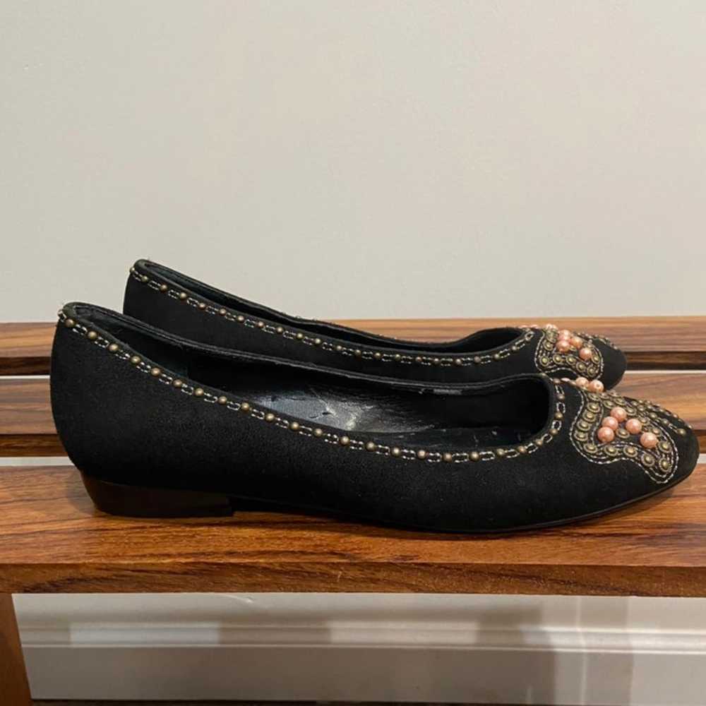 Vintage Beverly Feldman Black Flat Heels With Pin… - image 10