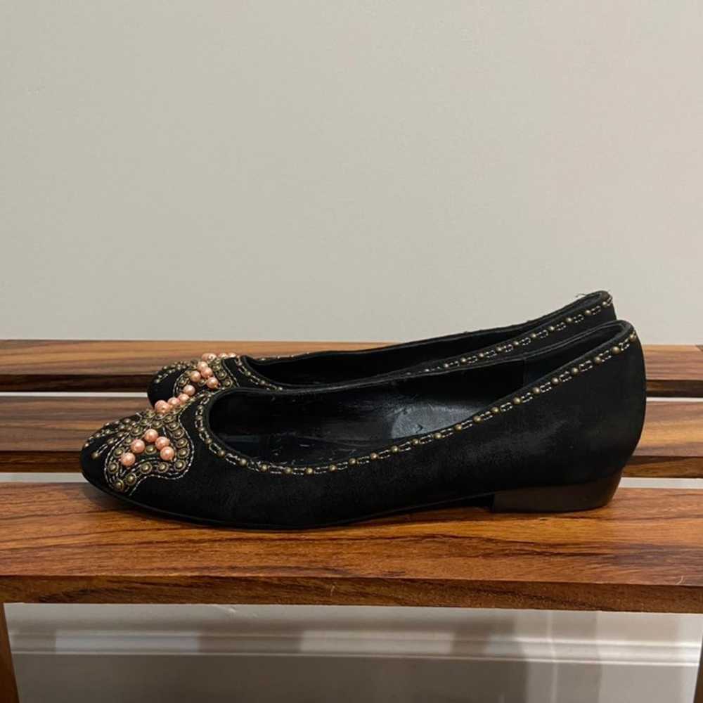 Vintage Beverly Feldman Black Flat Heels With Pin… - image 11