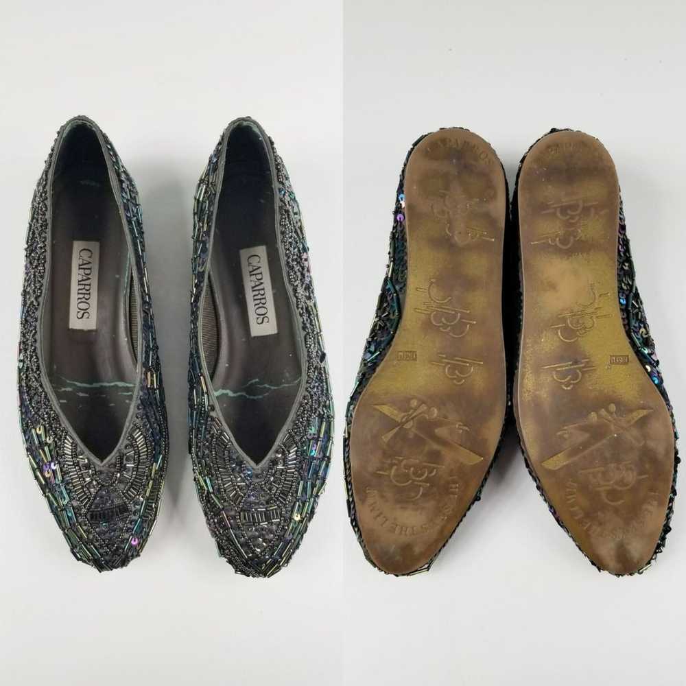 Caparros Vintage Mermaid Sequin Flats 8 - image 3