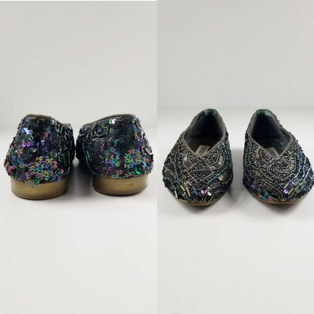 Caparros Vintage Mermaid Sequin Flats 8 - image 4