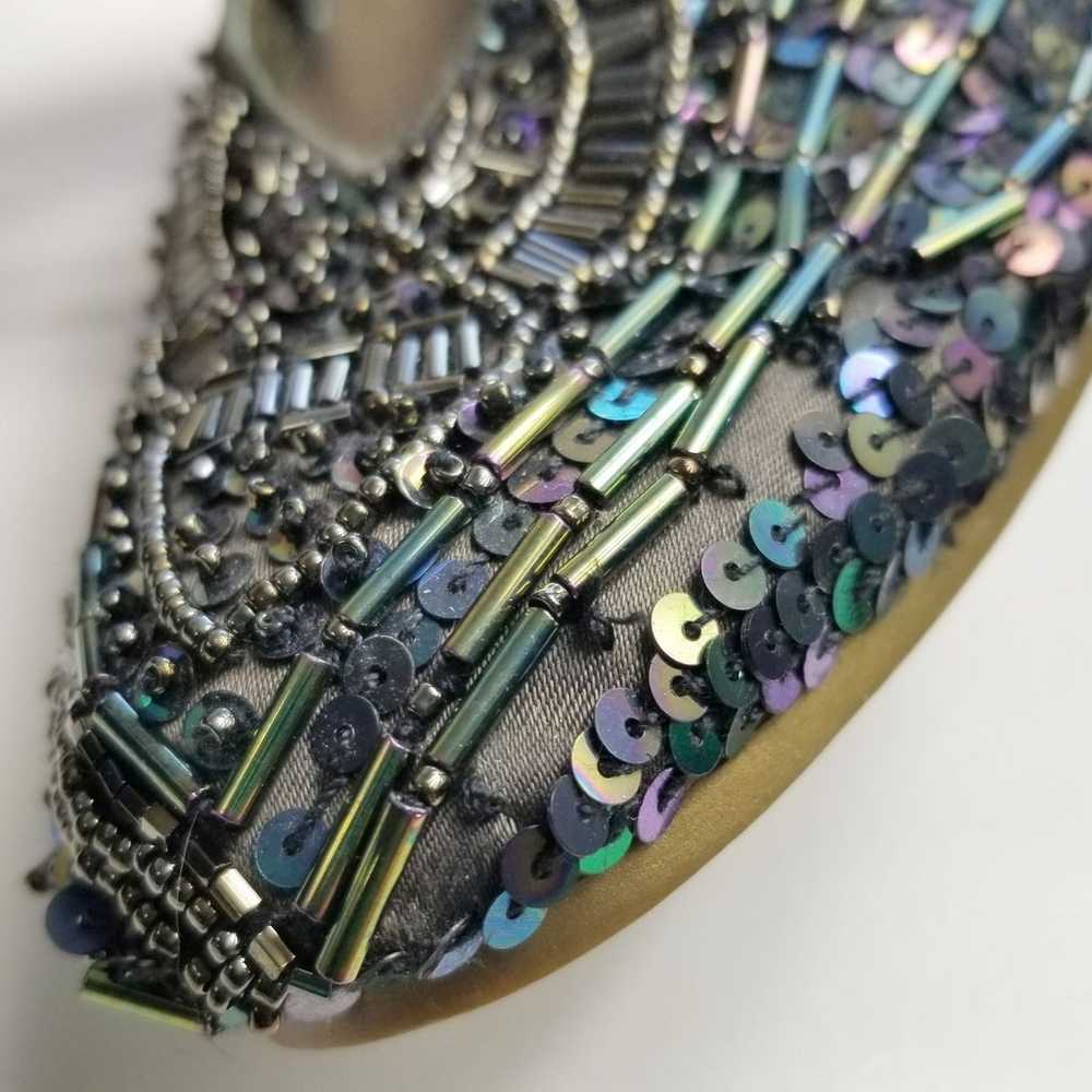 Caparros Vintage Mermaid Sequin Flats 8 - image 5