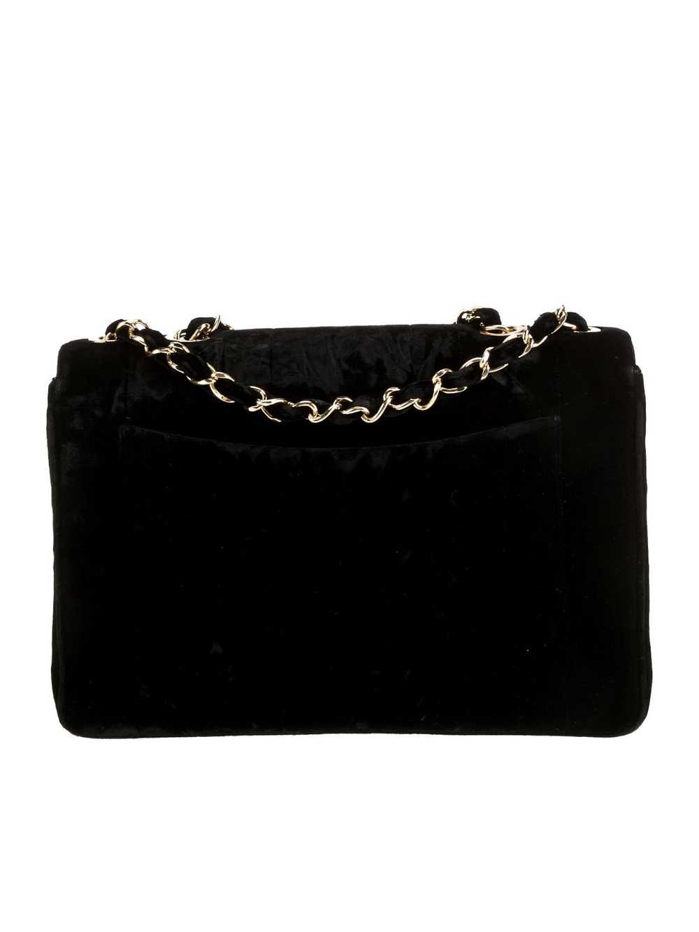 Chanel × Vintage Chanel Classic Velvet Vertical Q… - image 3