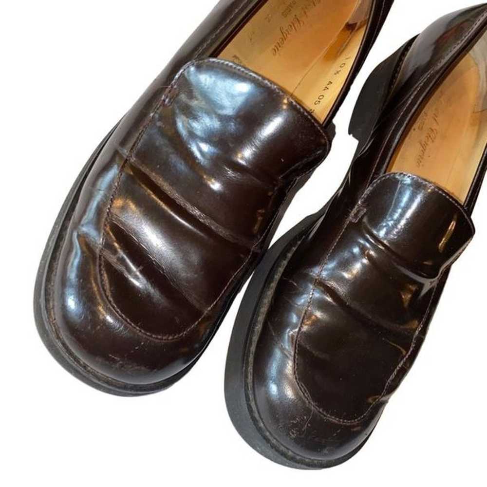 Vintage Robert Clegerie Y2K 90s platform loafers … - image 7
