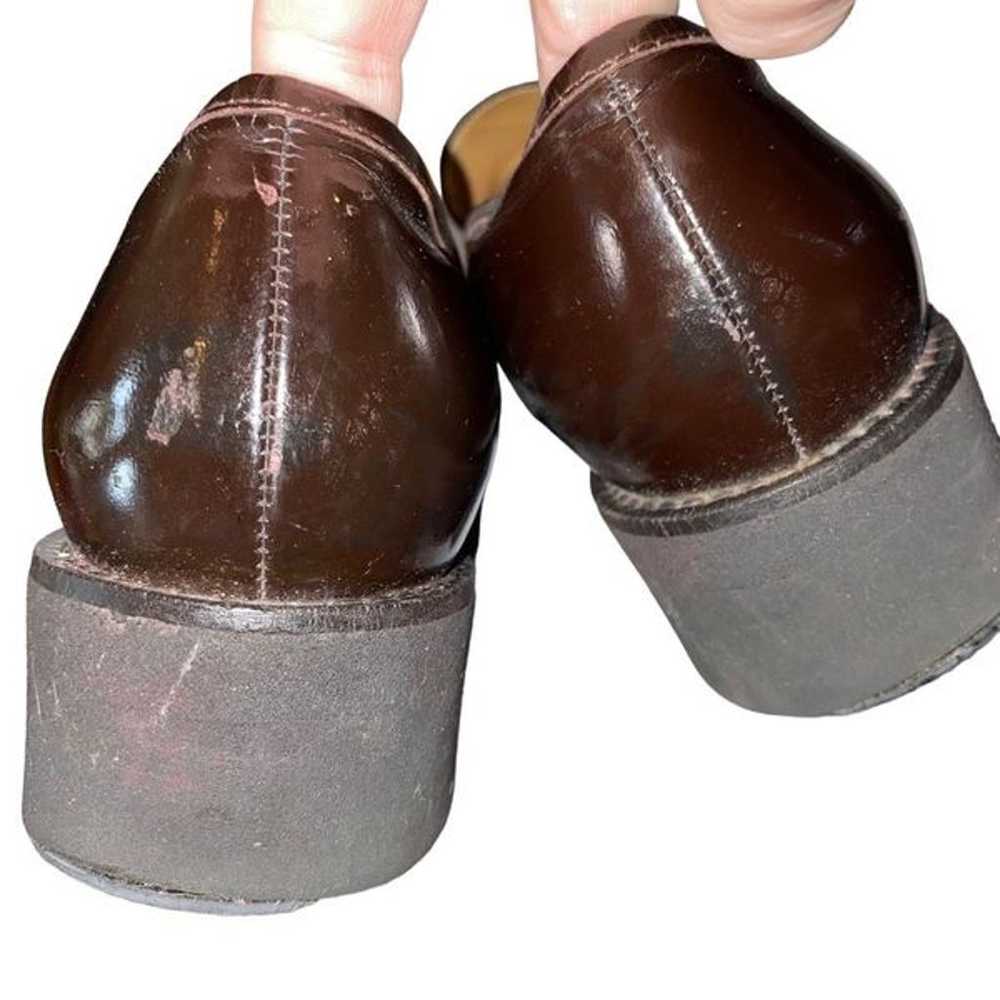 Vintage Robert Clegerie Y2K 90s platform loafers … - image 9