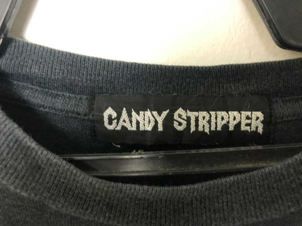 Japanese Brand Candy stripper punk tshirt - image 3