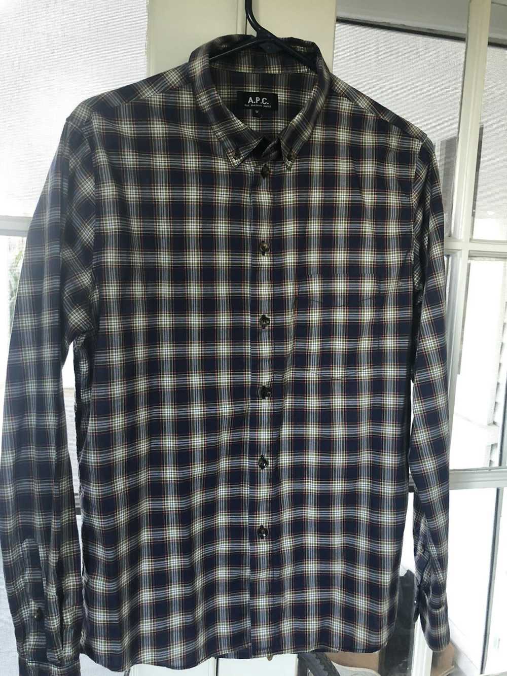 A.P.C. Checked button up - image 1