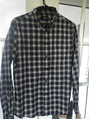 A.P.C. Checked button up