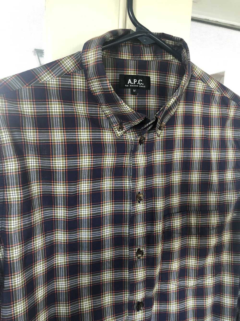 A.P.C. Checked button up - image 2