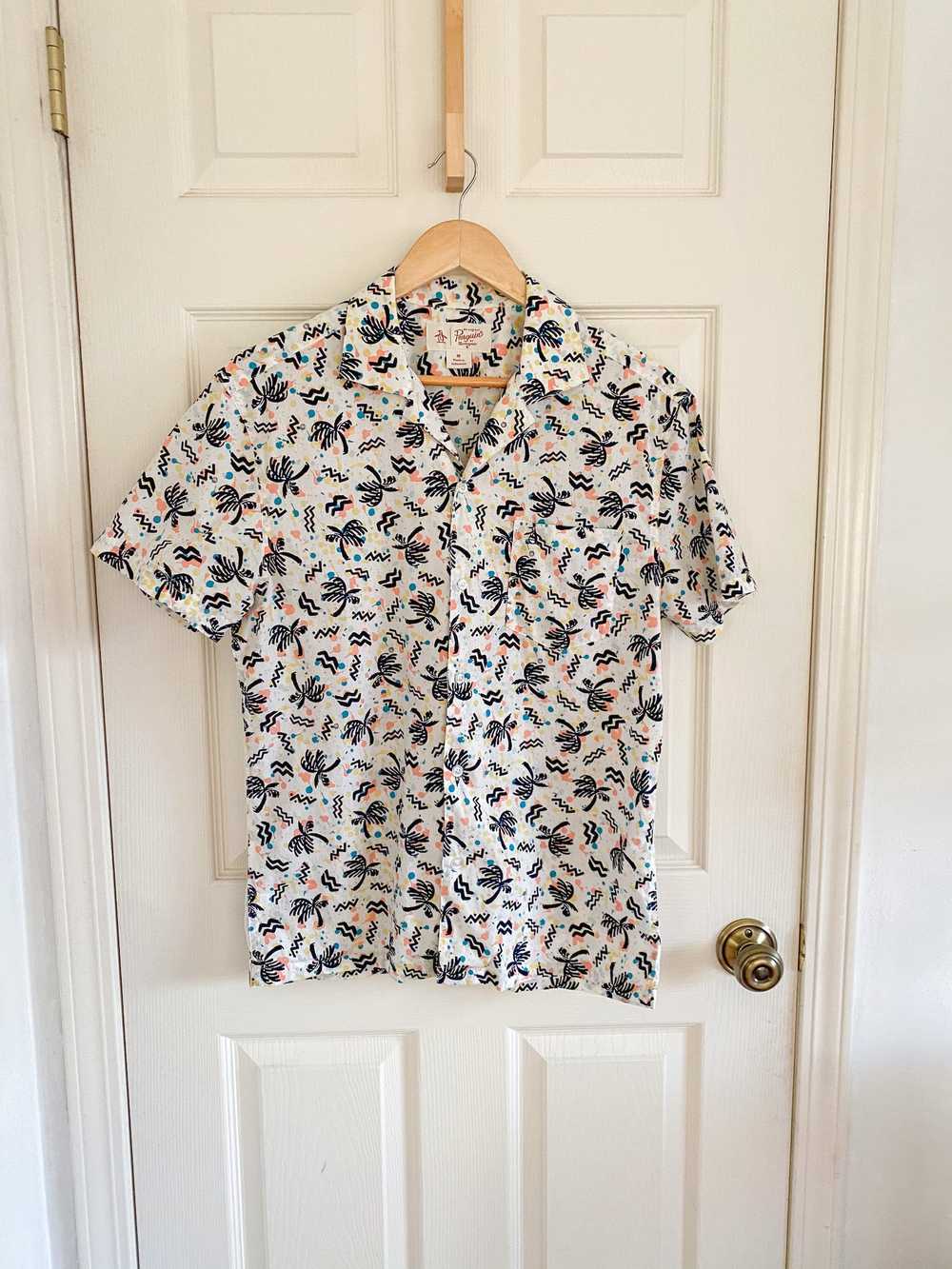 Original Penguin Penguin Short-Sleeve Hawaiian Sh… - image 1