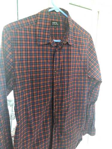 A.P.C. Checked button up