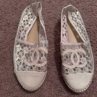 Chanel espadrille flats