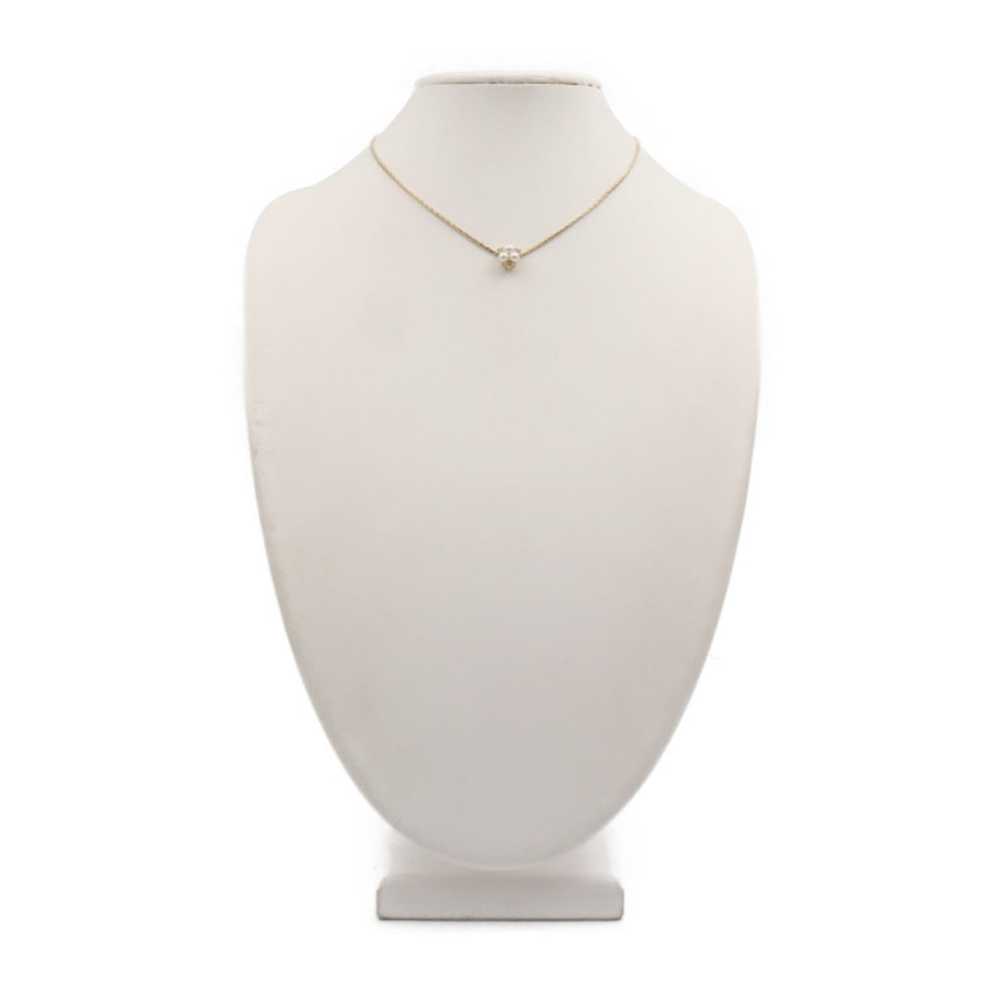 Dior CHRISTIAN DIOR necklace metal fake pearl rhi… - image 6