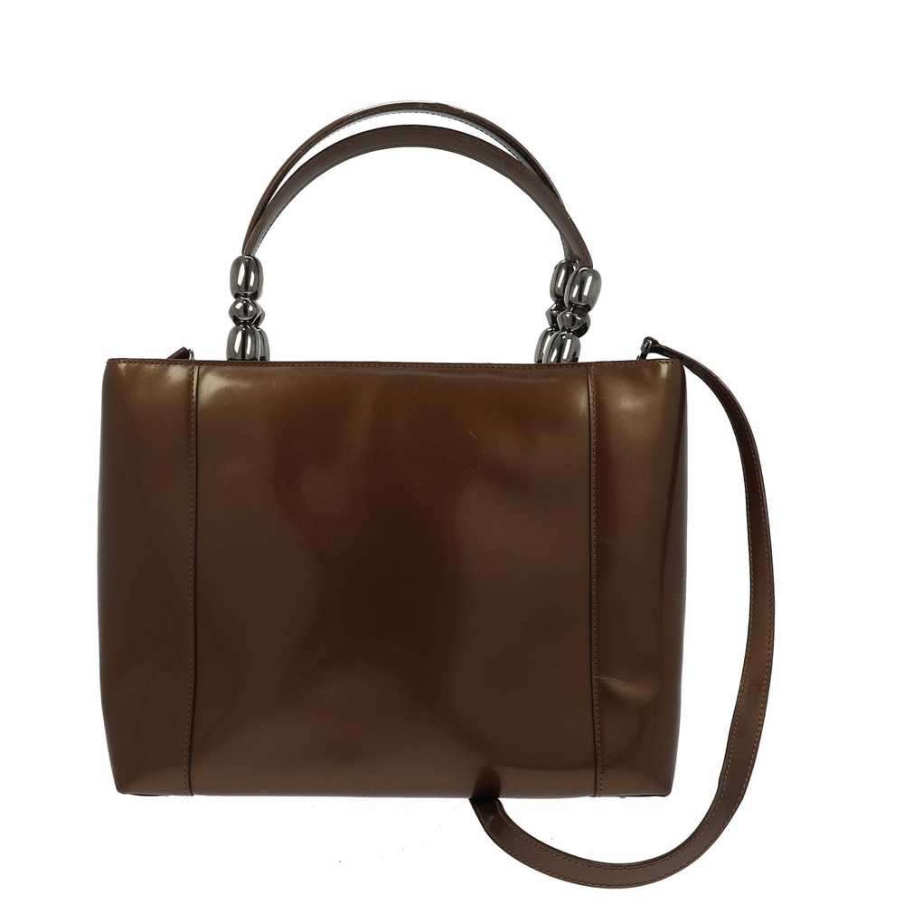 Dior CHRISTIAN DIOR Malice Handbag in Brown Leath… - image 3