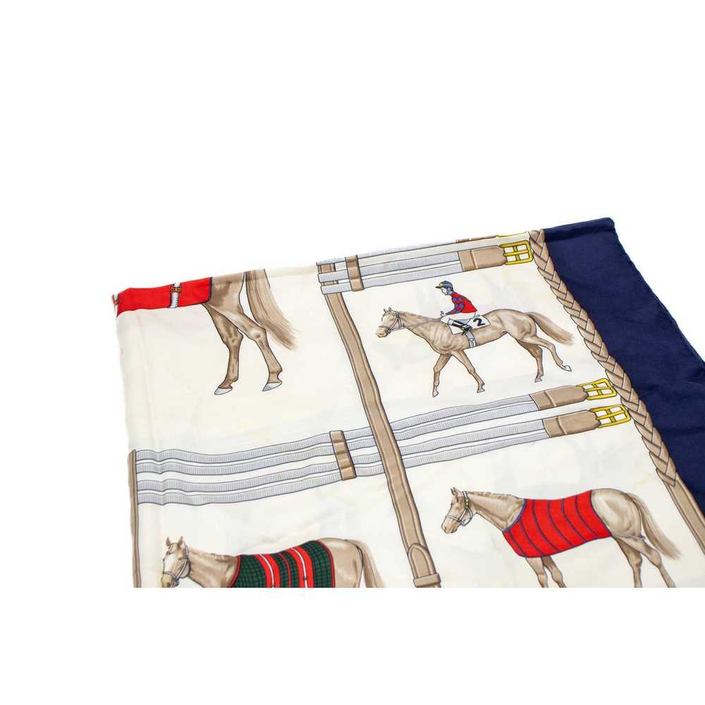 Celine CELINE PARIS "HORSE RACE" SCARF - image 2