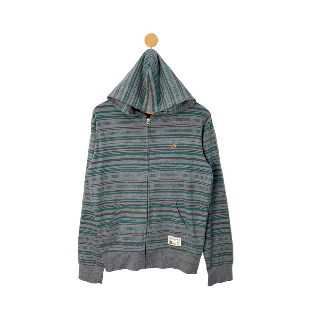 Ocean Pacific × Surf Style × Vintage Ocean Pacific Sweater Zipper Up Sweatshirt / OP Sunwear