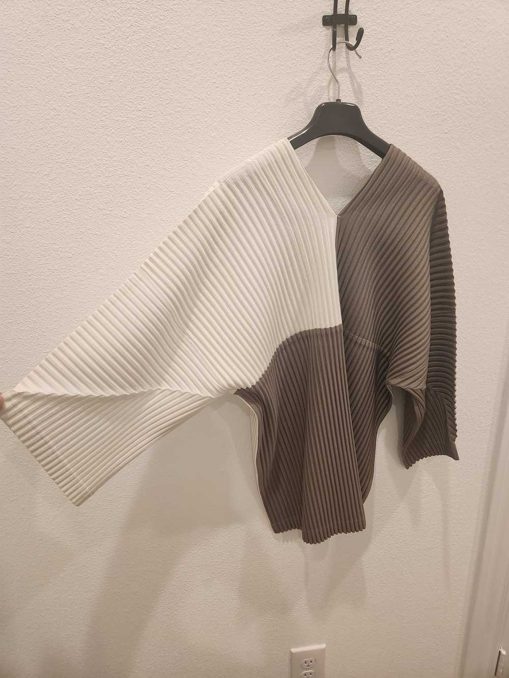 Homme Plisse Issey Miyake Quad Block knitted shirt - image 1