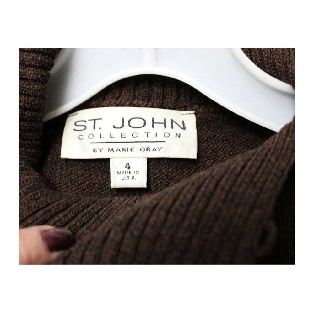 St. John Couture St. John Collection Brown Gold T… - image 3