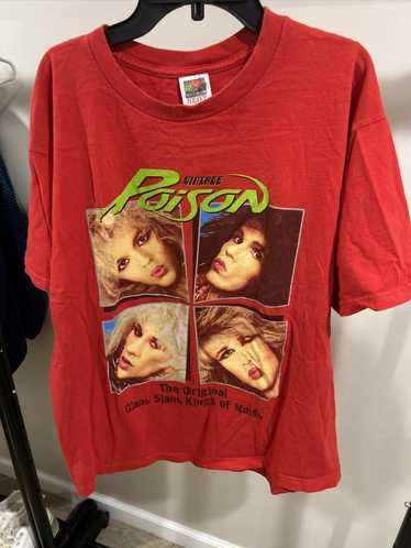 Vintage Double Sided Vintage Poison Band Graphic T