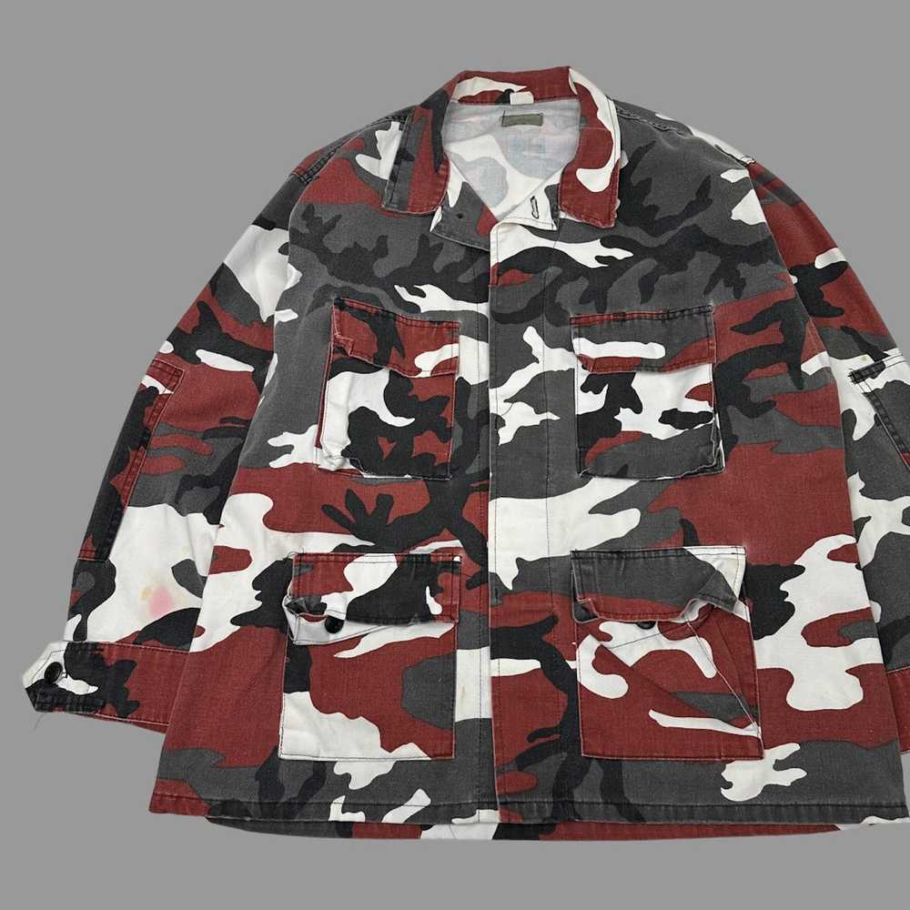 Military × Streetwear × Vintage Vintage 1990s red… - image 2