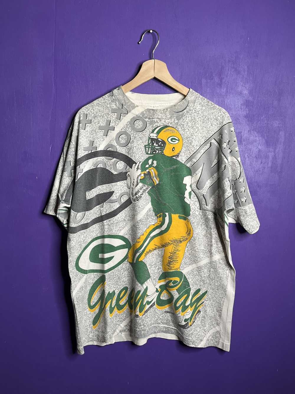 NFL × Vintage Vintage 90s Green Bay packers AFC N… - image 1