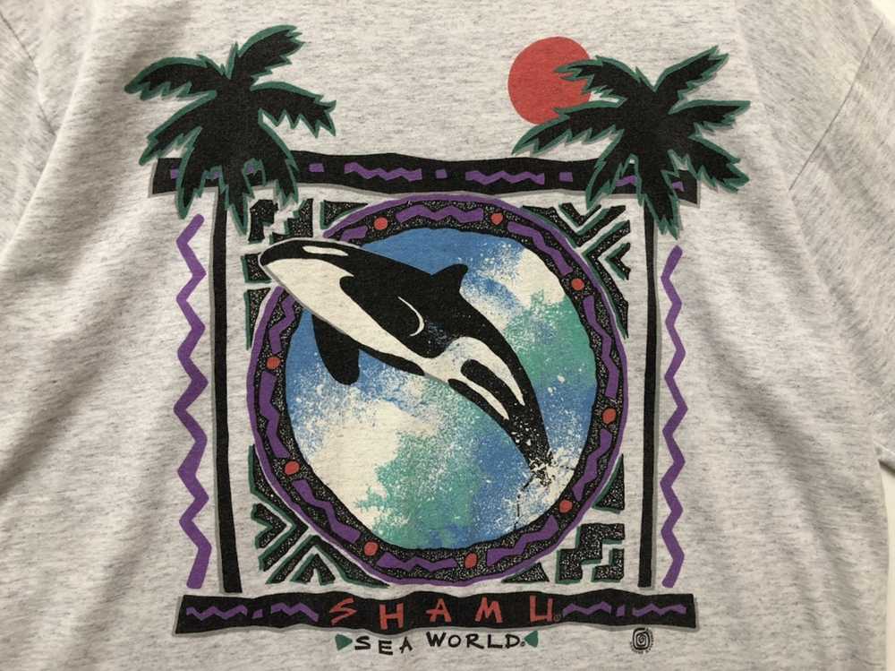 Outdoor Life × Vintage Vintage SHAMU SEAWORLD Tsh… - image 2