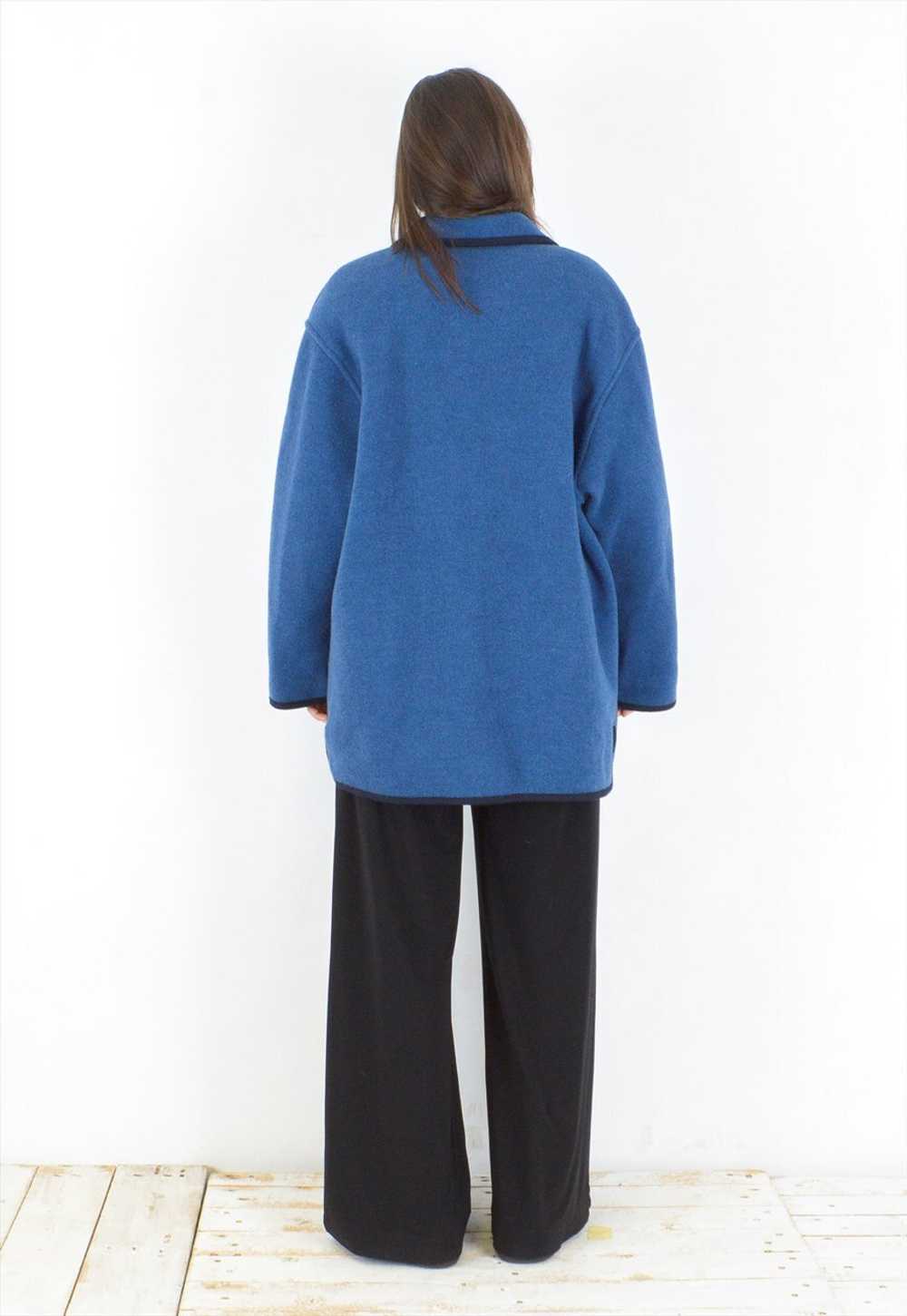Giesswein Trachten XL EU 46 Wool Cardigan Coat Bl… - image 2