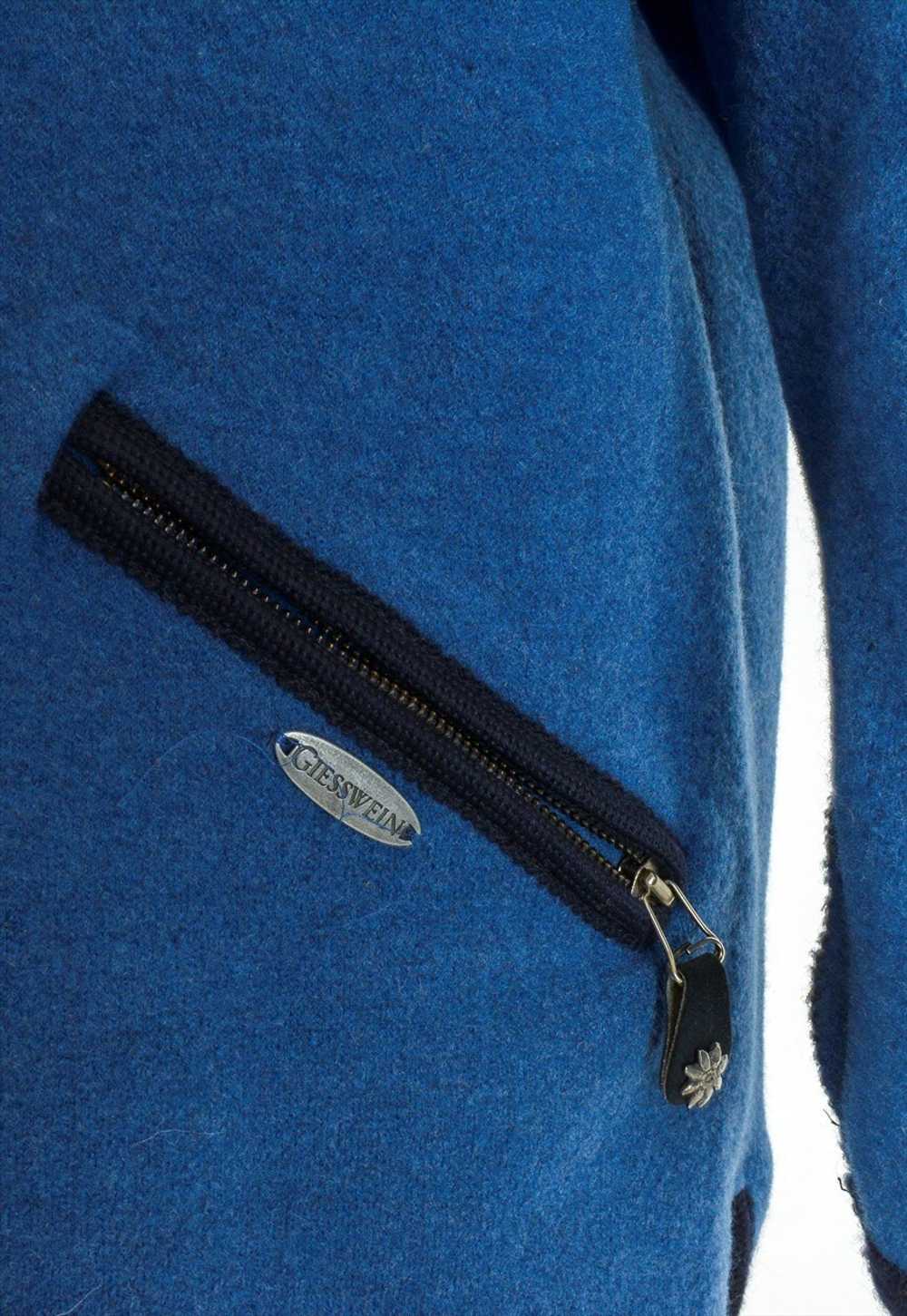 Giesswein Trachten XL EU 46 Wool Cardigan Coat Bl… - image 4