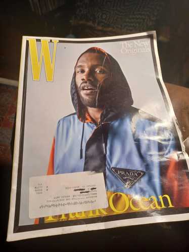 Kanye West Rare frank Ocean w magazine