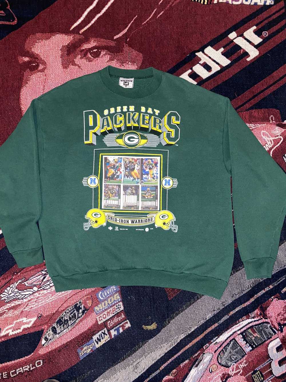 Lee × NFL × Vintage Vtg Green Bay packers sweatsh… - image 1